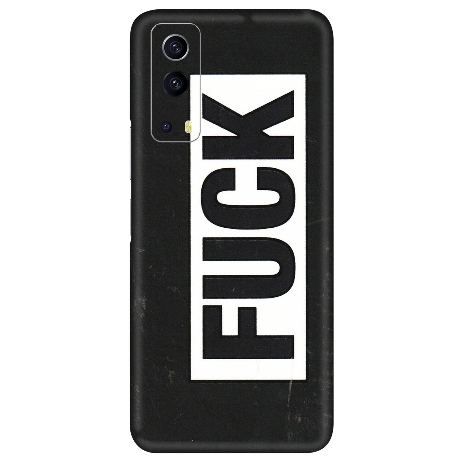 IQOO Phone Skins (All Models) - The F Word - 3D Embossed Finish (L-255) IQOO Z3 5G