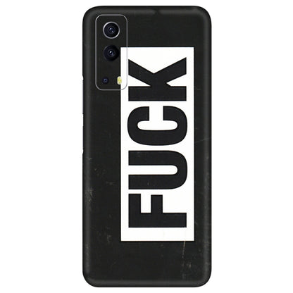 IQOO Phone Skins (All Models) - The F Word - 3D Embossed Finish (L-255) IQOO Z3 5G