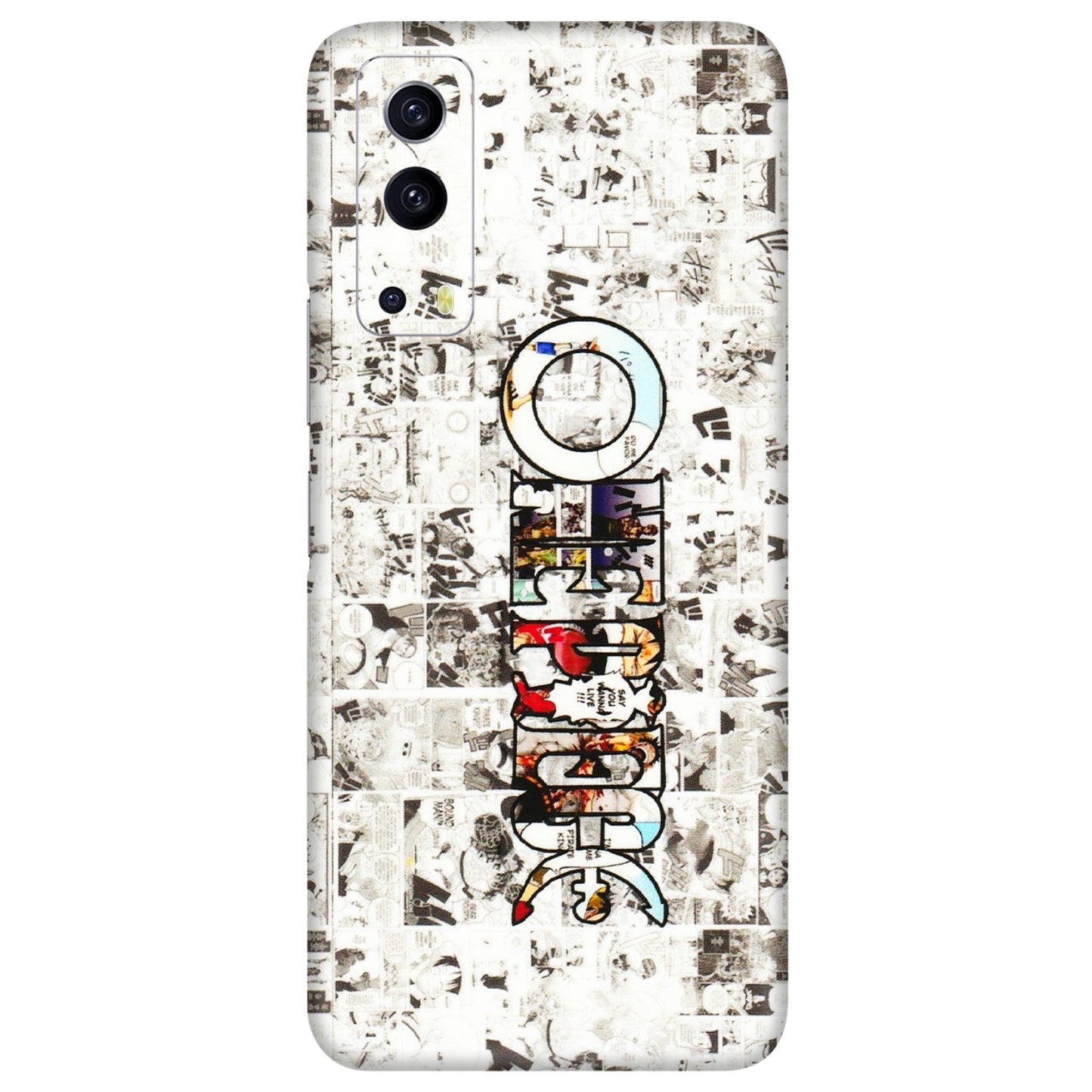 IQOO Phone Skins (All Models) - One Piece Manga - 3D Embossed Finish (L-26) IQOO Z3 5G
