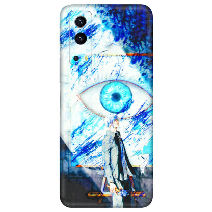 IQOO Phone Skins (All Models) - Anime Sea Blue Eye - 3D Embossed Finish (L-318) IQOO Z3 5G