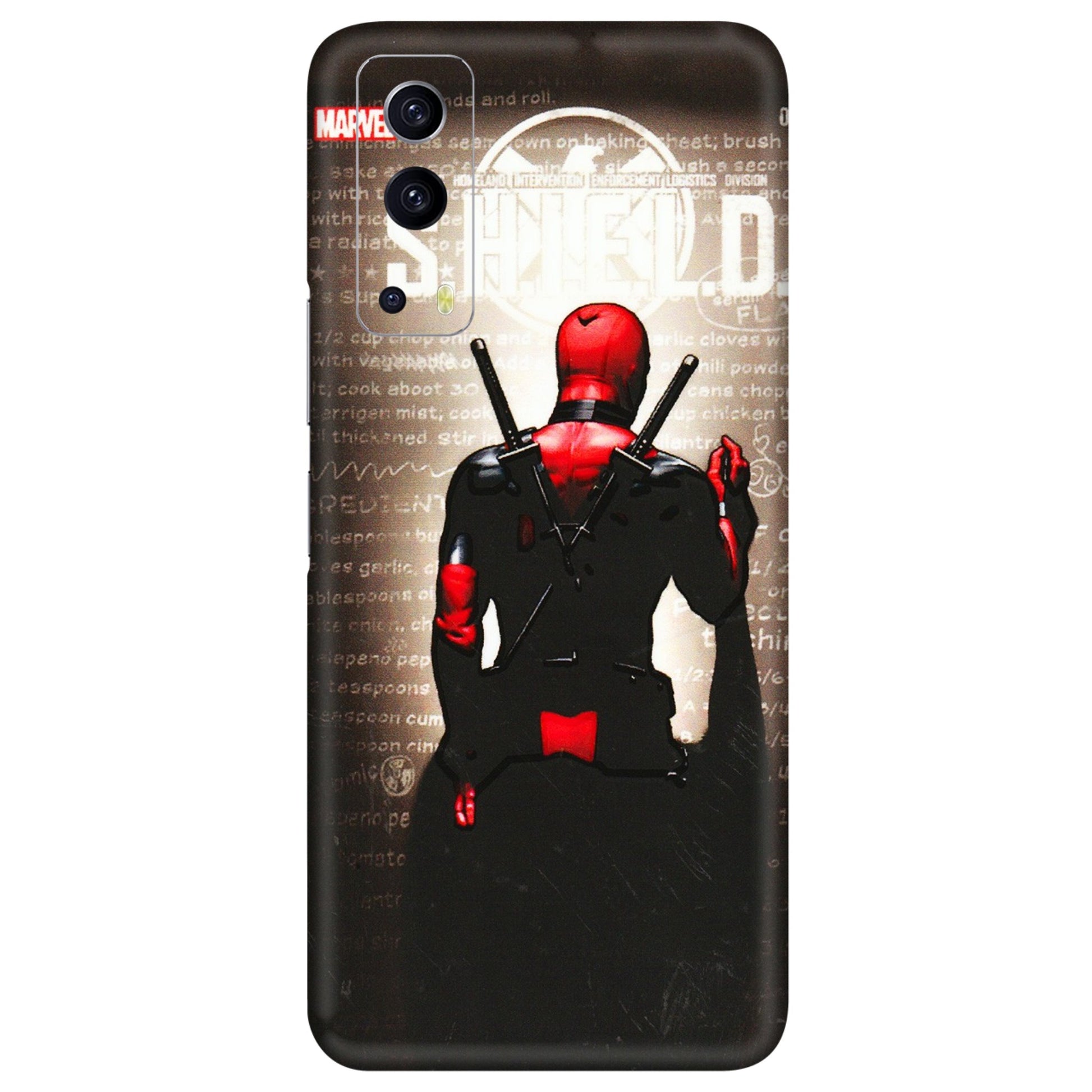 IQOO Phone Skins (All Models) - Deadpool - 3D Embossed Finish (L-56) IQOO Z3 5G