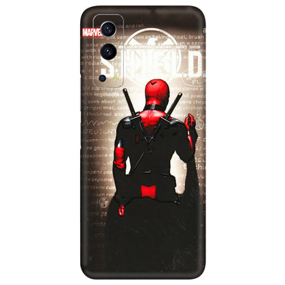 IQOO Phone Skins (All Models) - Deadpool - 3D Embossed Finish (L-56) IQOO Z3 5G
