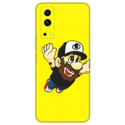 IQOO Phone Skins (All Models) - Flying Beardo - 3D Embossed Finish (L-60) IQOO Z3 5G