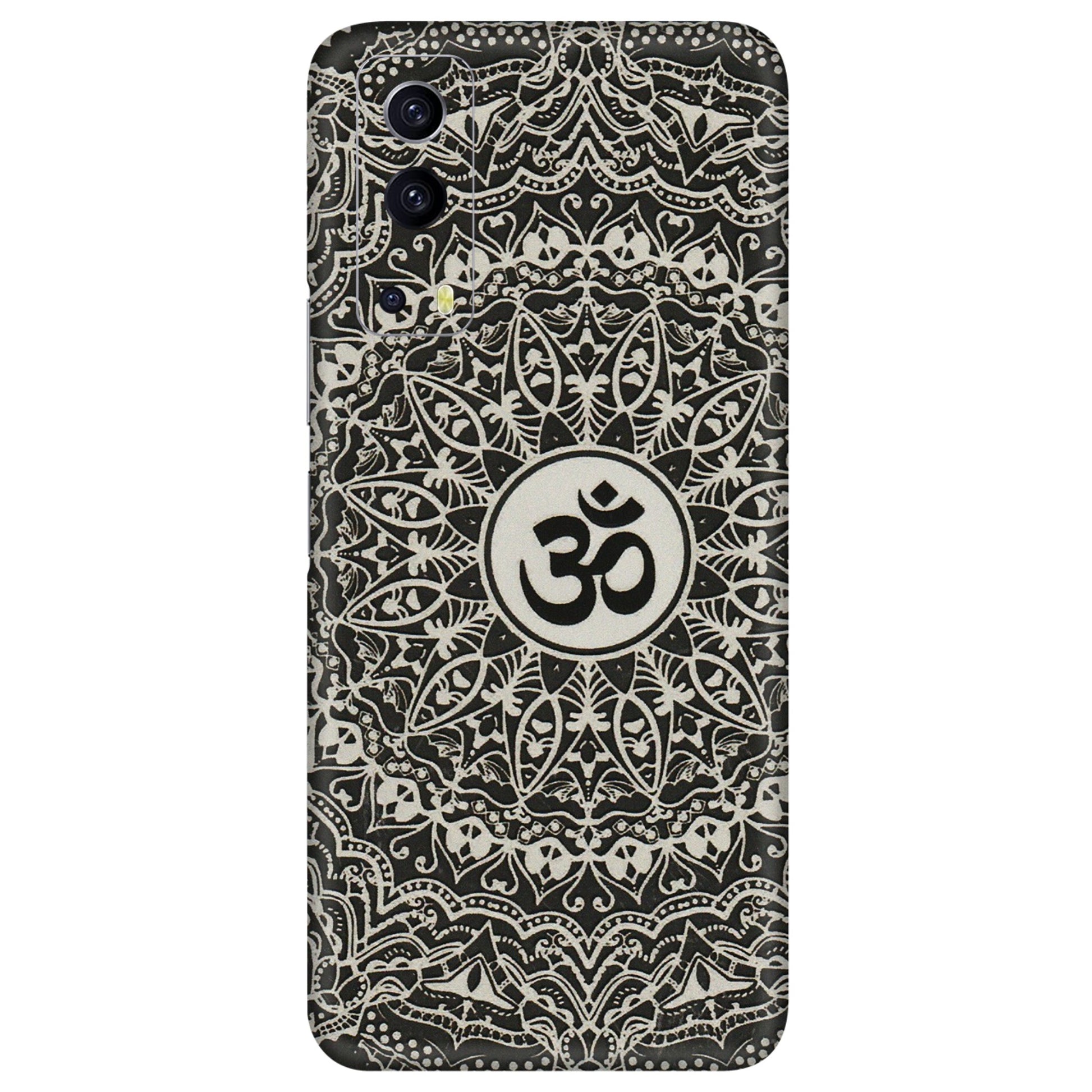 IQOO Phone Skins (All Models) - Aum Elegant Mandala - 3D Embossed Finish (L-62) IQOO Z3 5G