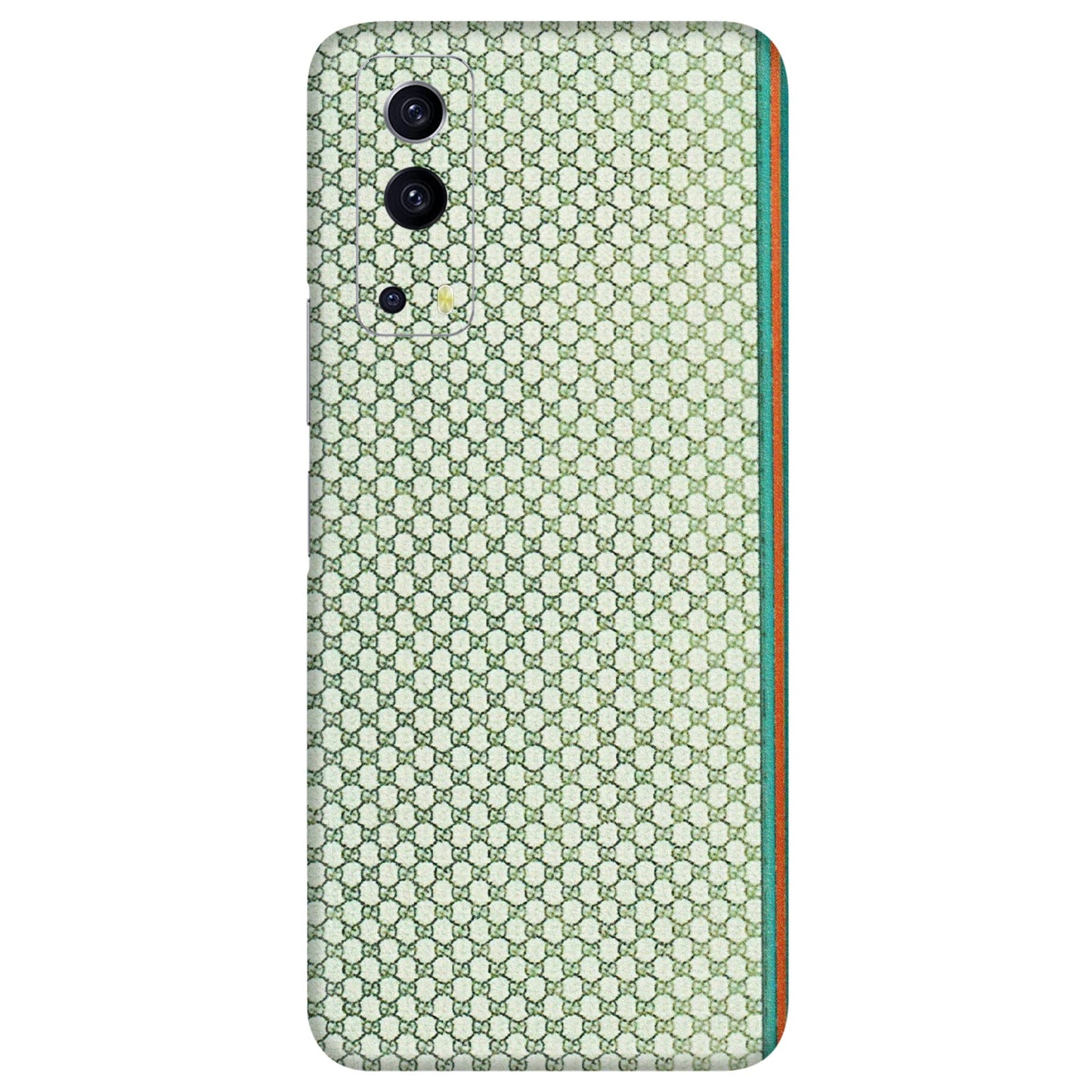 IQOO Phone Skins (All Models) - Gucci Fabric Pattern - 3D Embossed Finish (L-73) IQOO Z3 5G