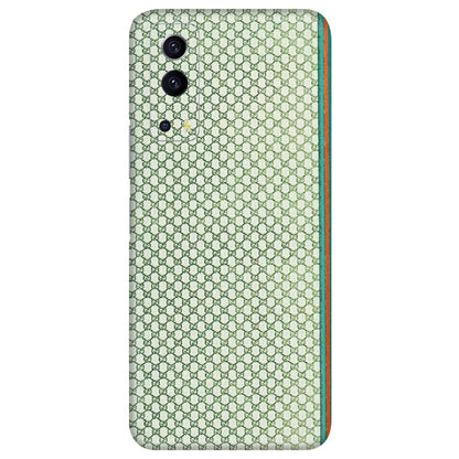 IQOO Phone Skins (All Models) - Gucci Fabric Pattern - 3D Embossed Finish (L-73) IQOO Z3 5G
