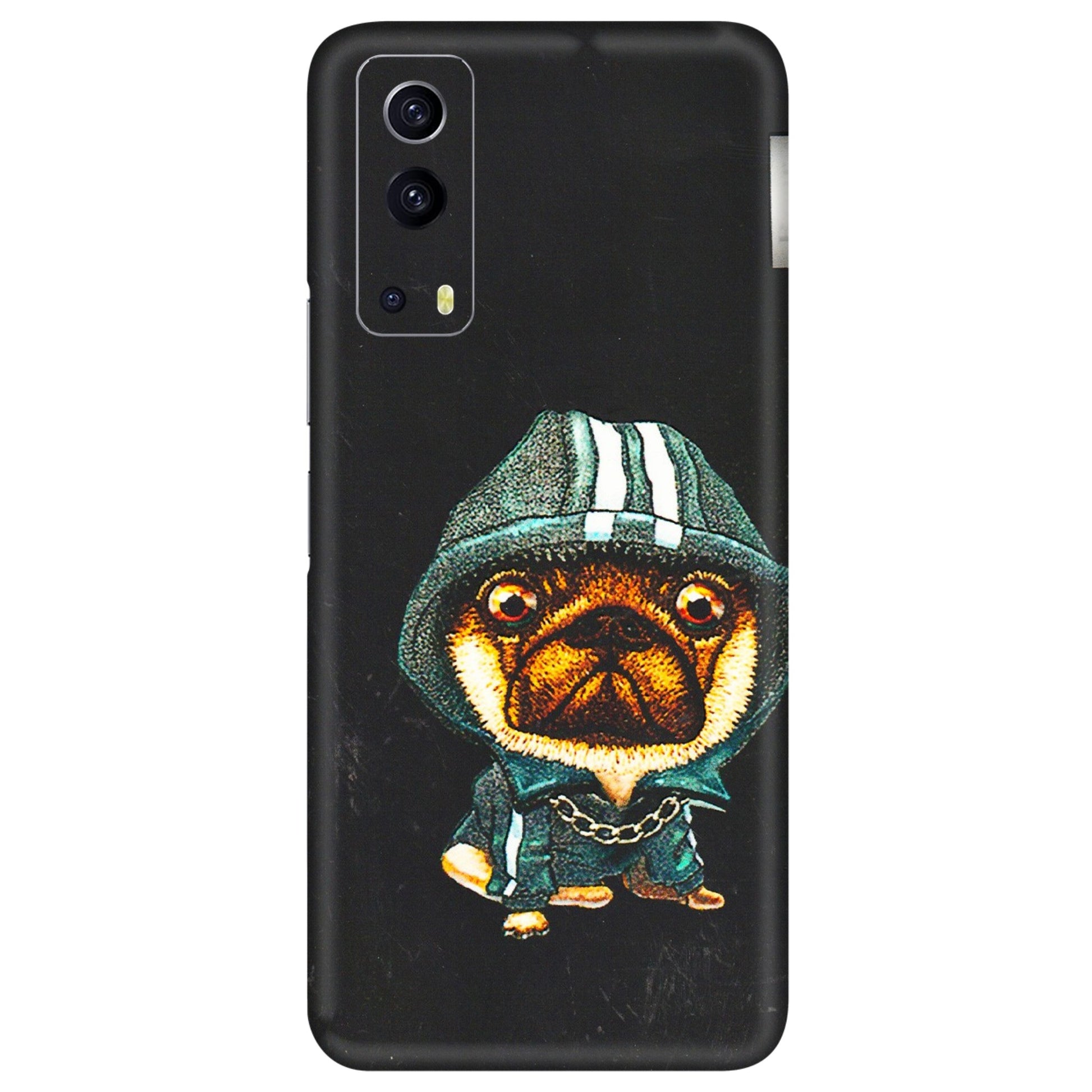 IQOO Phone Skins (All Models) - Puppy N Hoodie - 3D Embossed Finish (L-90) IQOO Z3 5G