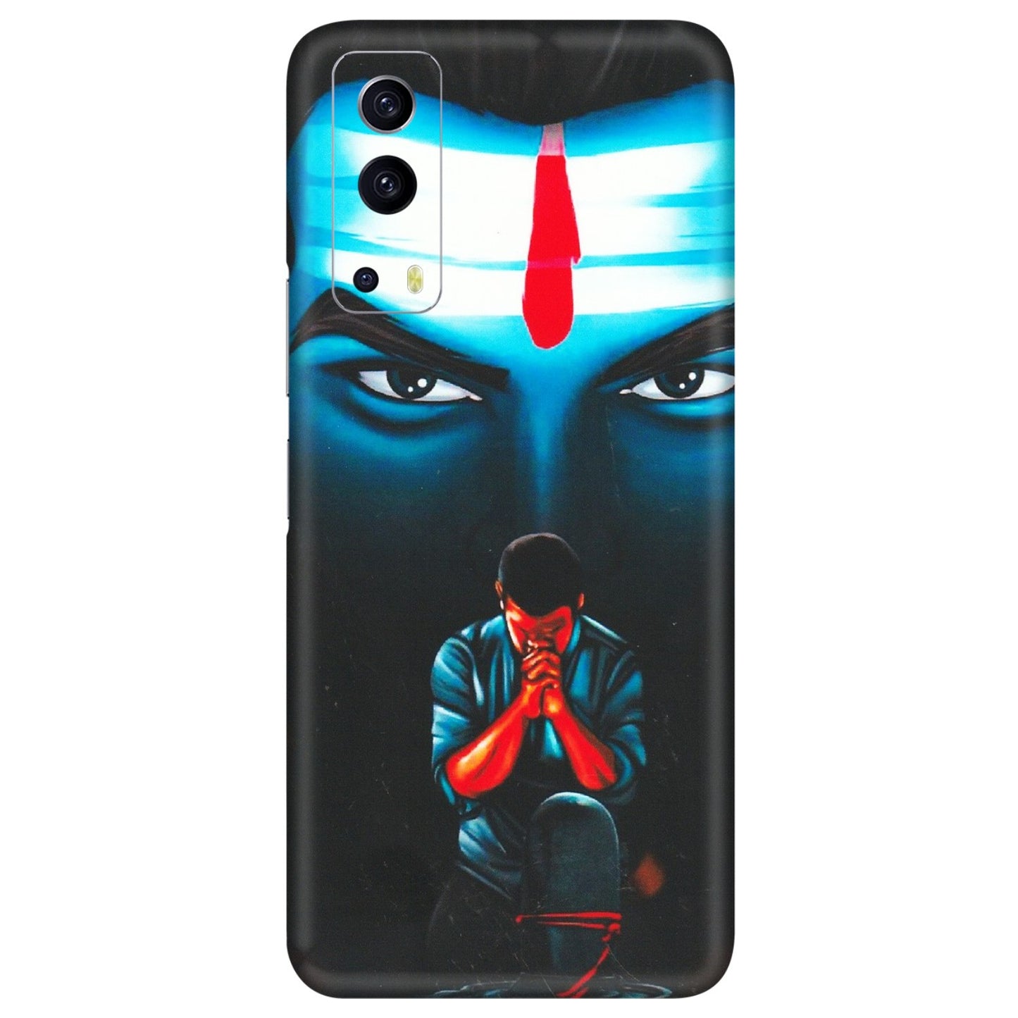 IQOO Phone Skins (All Models) - Mahakal Bhakt - Matte Finish (M-112) IQOO Z3 5G