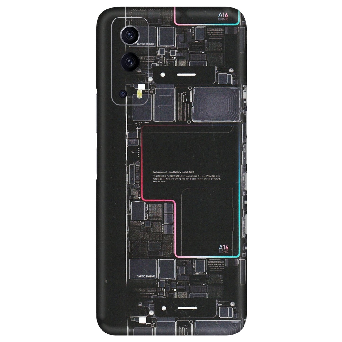 IQOO Phone Skins (All Models) - Motherboard Circuit Layout - Matte Finish (M-117) IQOO Z3 5G