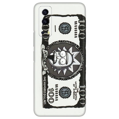 IQOO Phone Skins (All Models) - Rick And Morty Hundred Dollar Anime - Matte Finish (M-161) IQOO Z3 5G