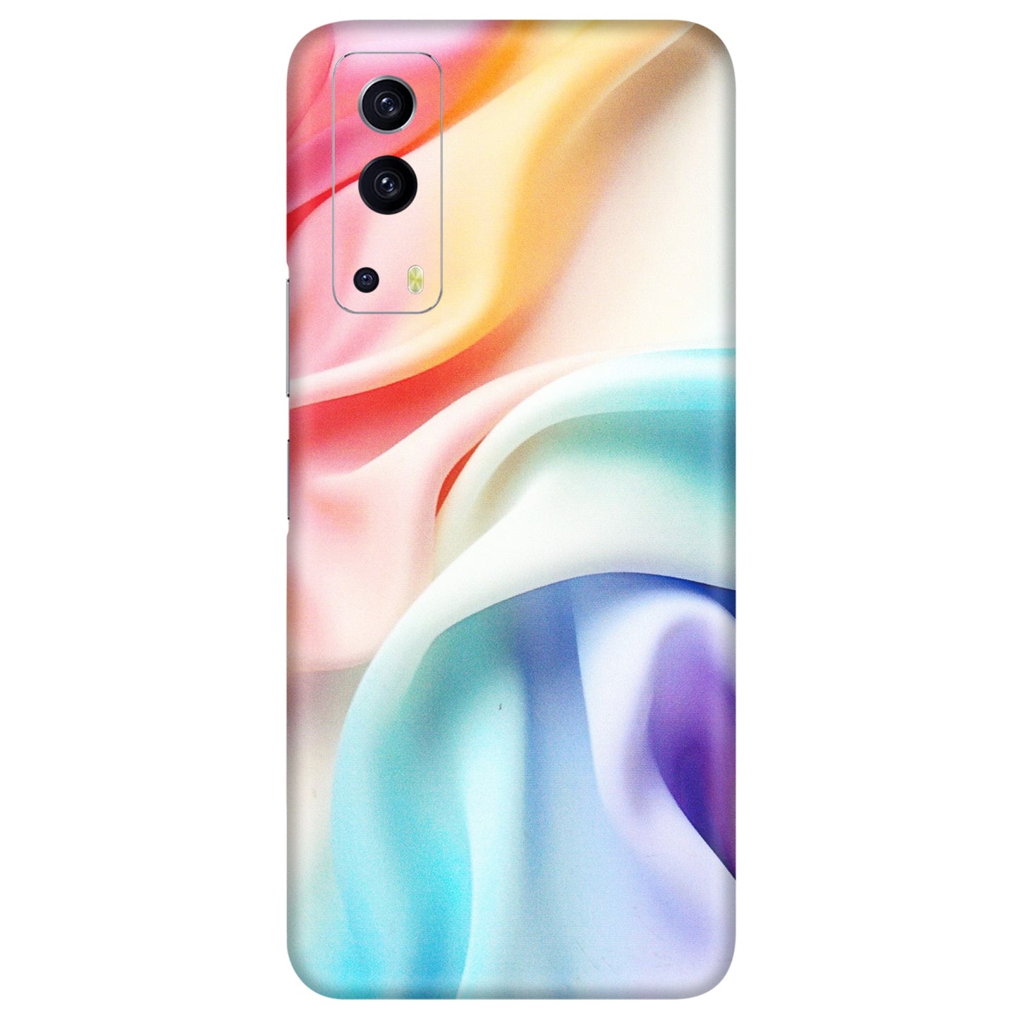 IQOO Phone Skins (All Models) - Colourful Silk Cloth - Matte Finish (M-165) IQOO Z3 5G