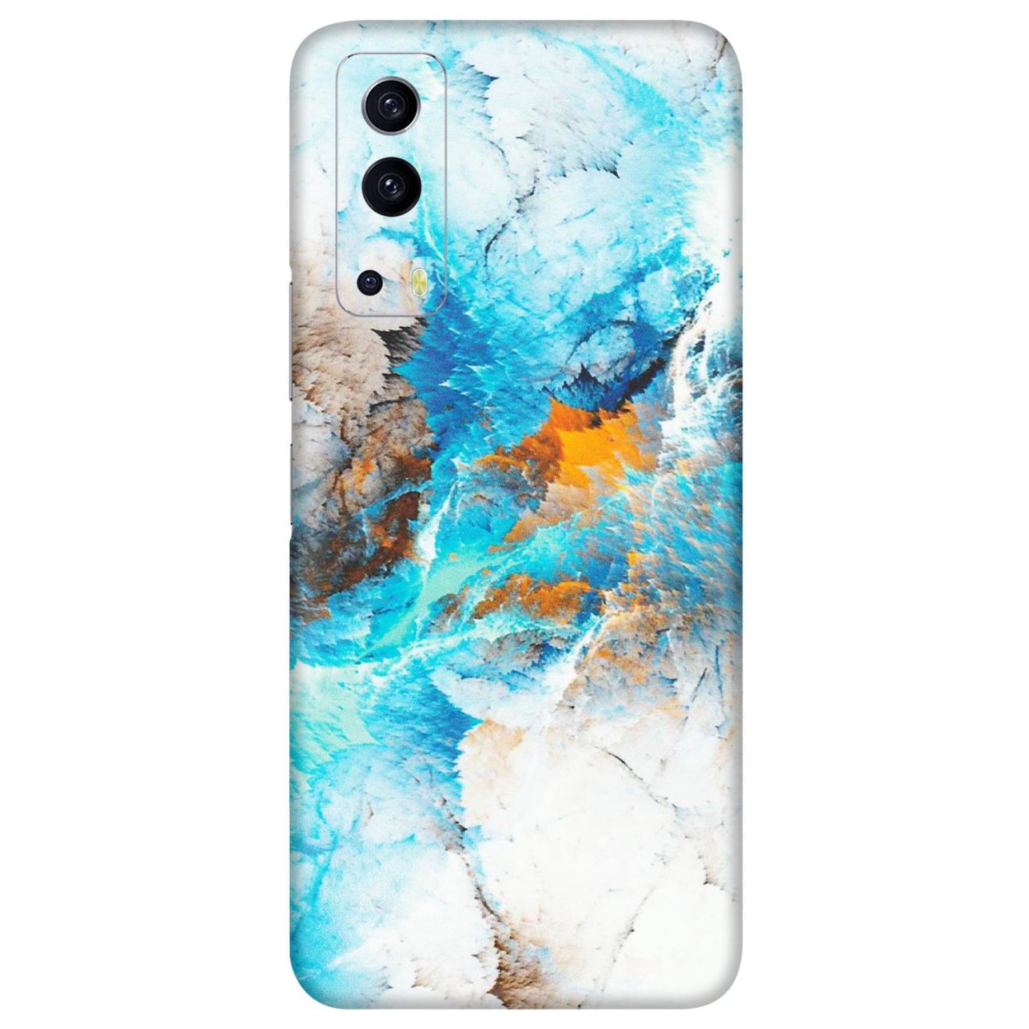 IQOO Phone Skins (All Models) - Blue Waves Abstract - Matte Finish (M-19) IQOO Z3 5G