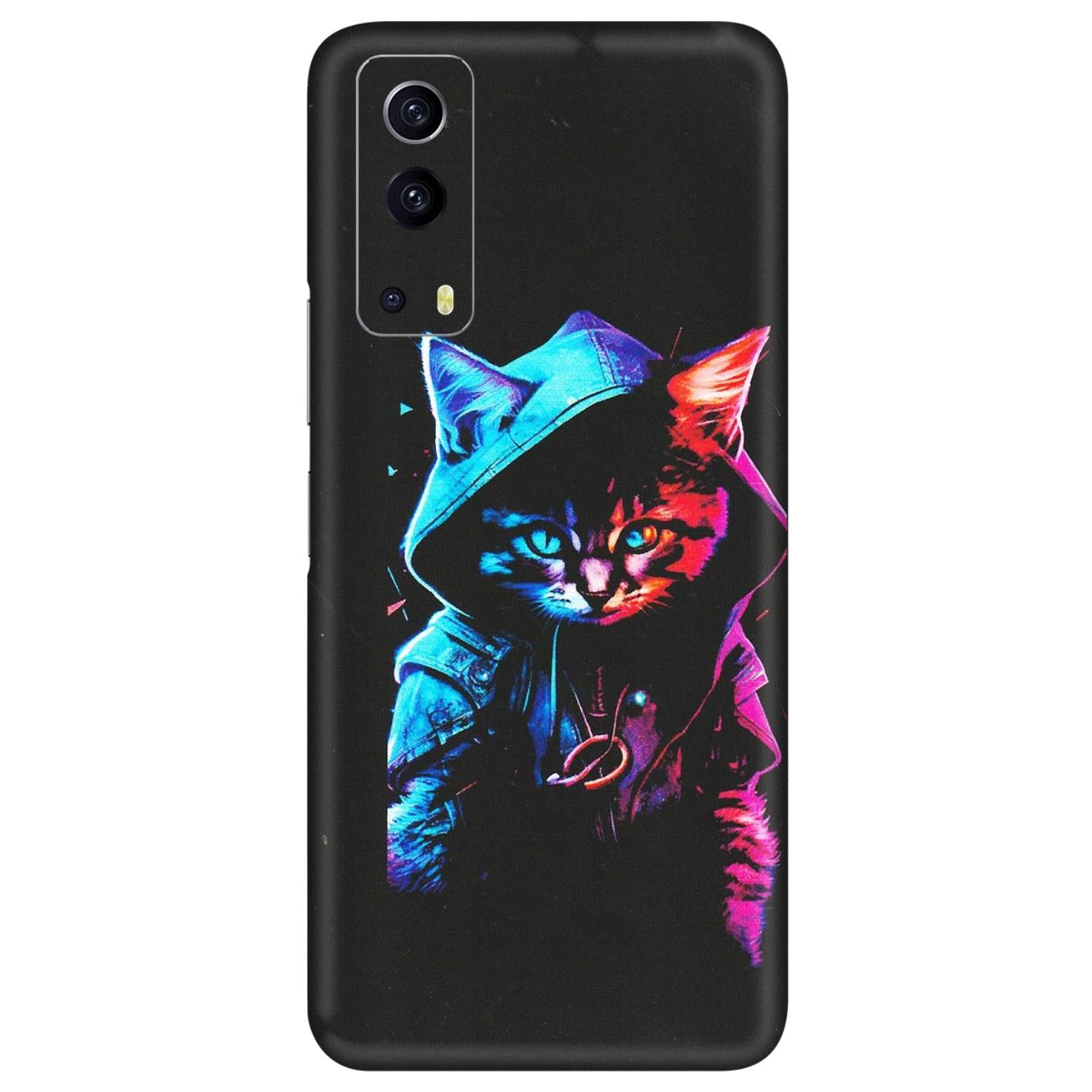 IQOO Phone Skins (All Models) - Cyberpunk Cat - Matte Finish (M-45) IQOO Z3 5G