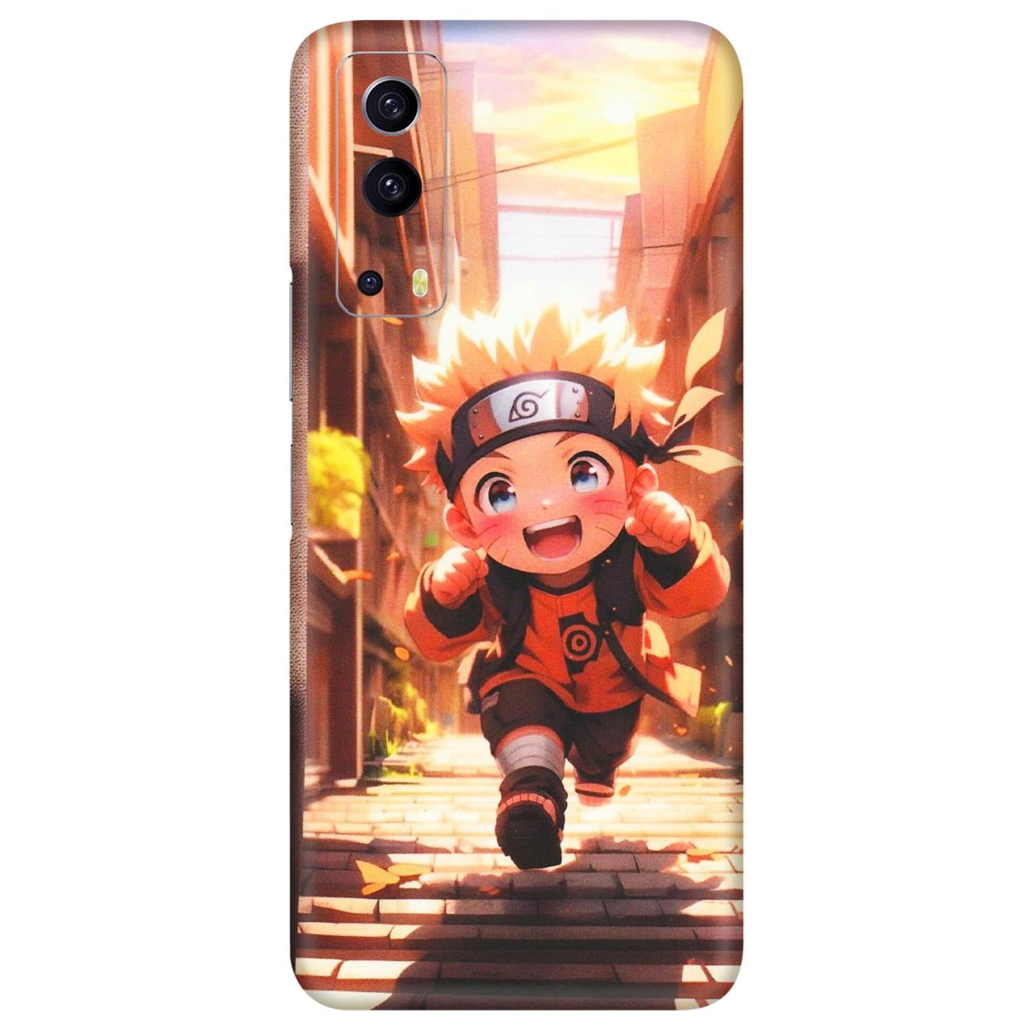 IQOO Phone Skins (All Models) - Naruto Cute Toon Running - Matte Finish (M-04) IQOO Z3 5G