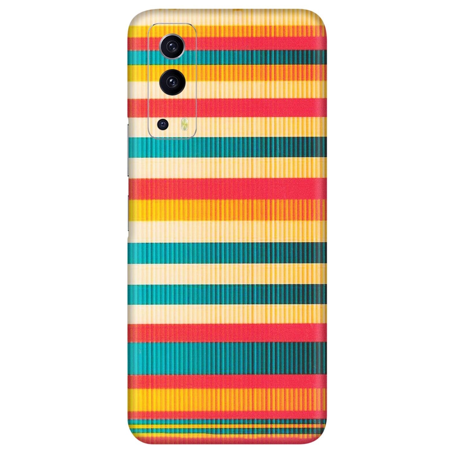 IQOO Phone Skins (All Models) - Colourful Stripes Soothing Effect - Matte Finish (M-86) IQOO Z3 5G