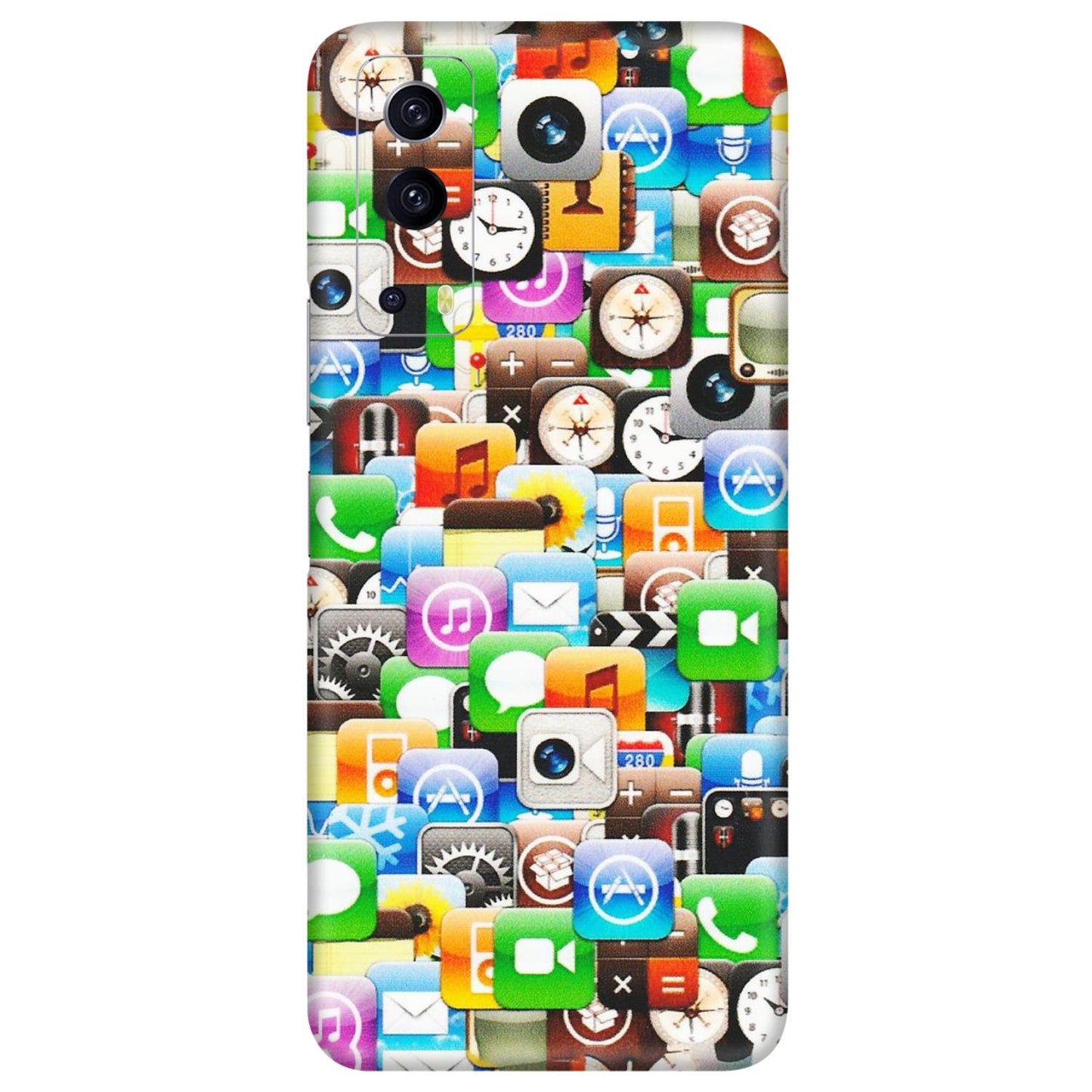 IQOO Phone Skins (All Models) - All Apple Icons - Matte Finish (M-93) IQOO Z3 5G