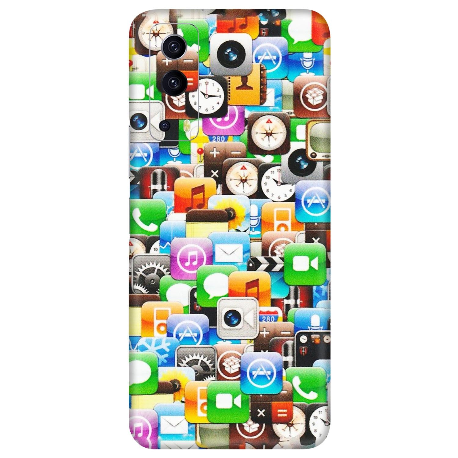 IQOO Phone Skins (All Models) - All Apple Icons - Matte Finish (M-93) IQOO Z3 5G