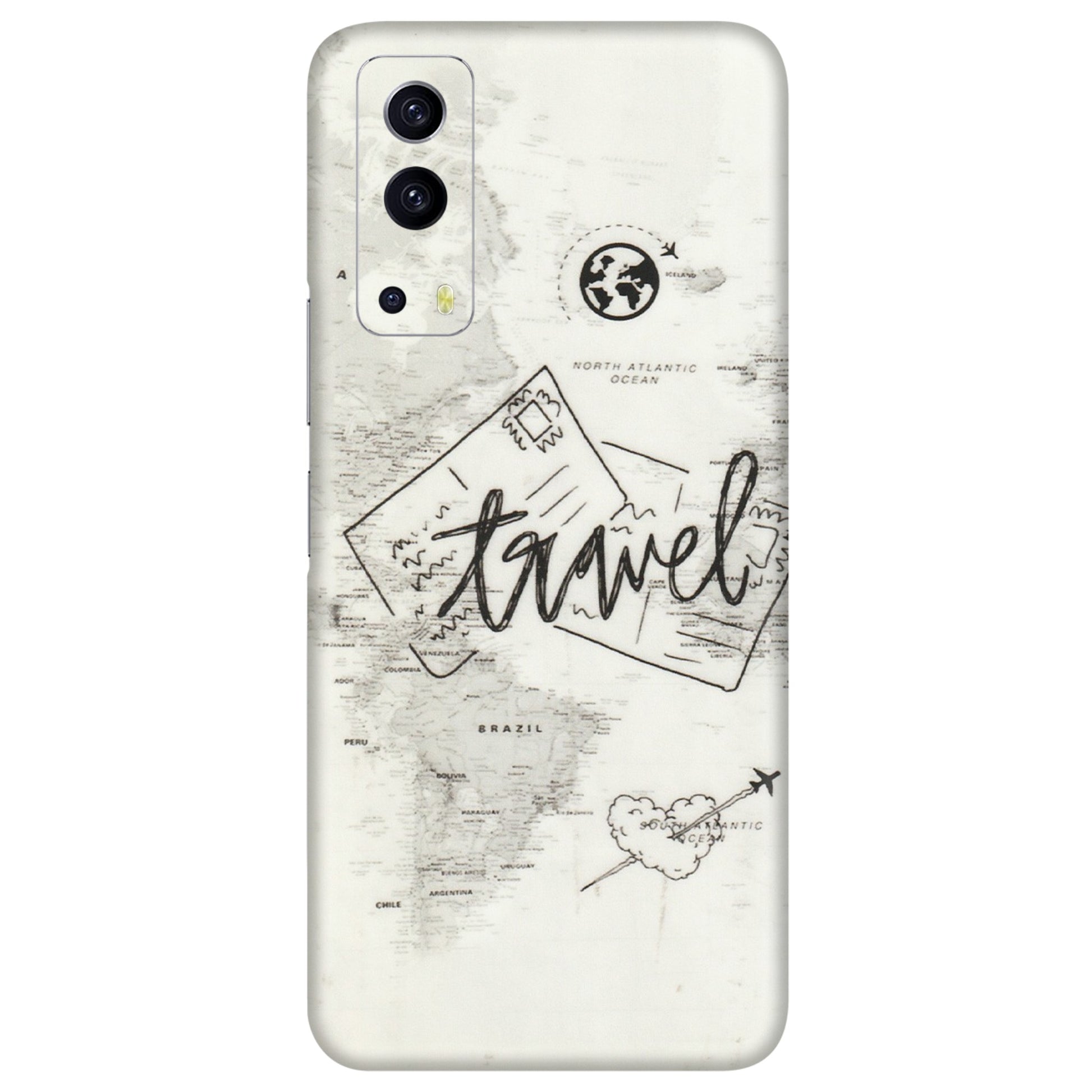 IQOO Phone Skins (All Models) - Travel Ticket - Transparent Finish (T-06) IQOO Z3 5G