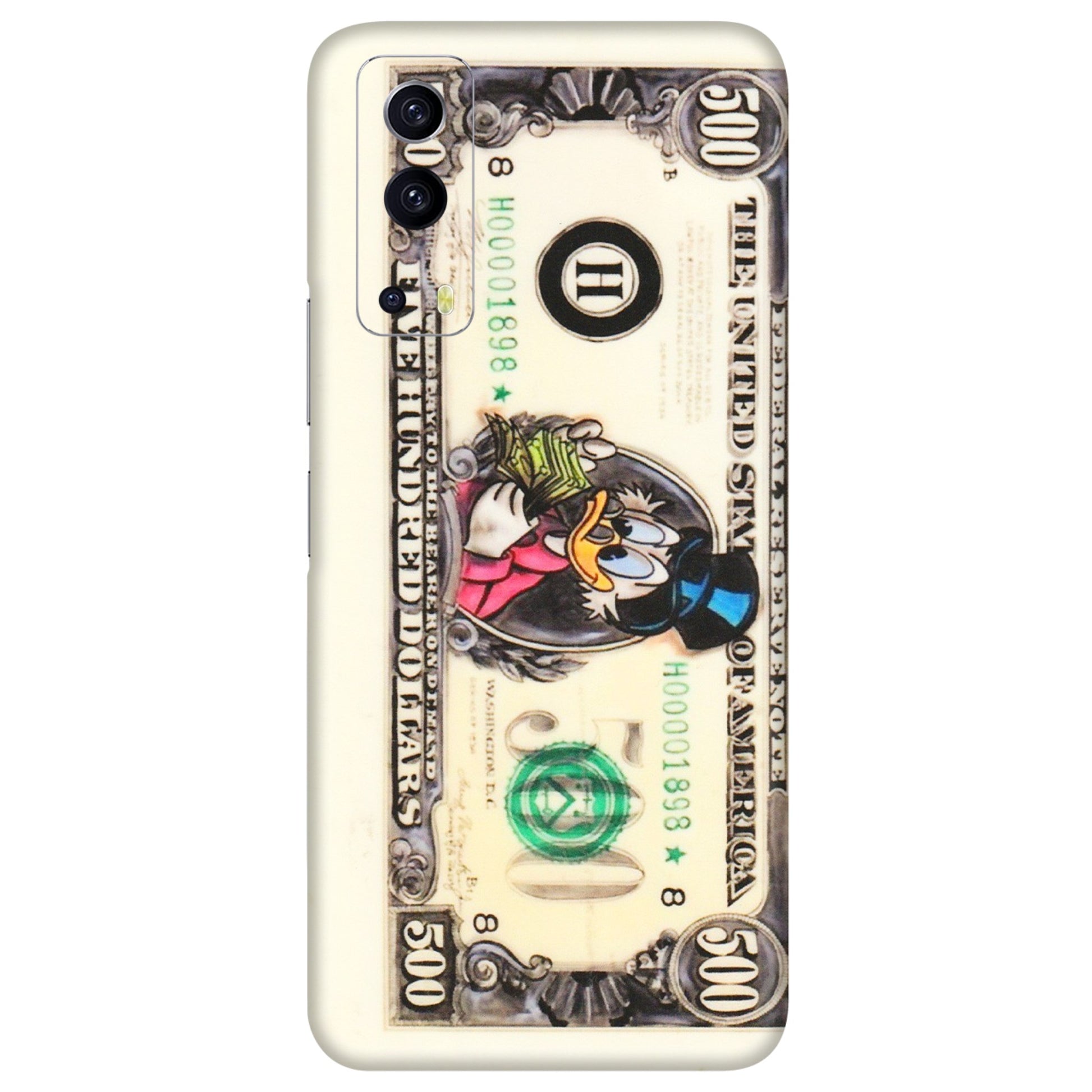 IQOO Phone Skins (All Models) - Five Hundred Dollar Duck - Transparent Finish (T-15) IQOO Z3 5G
