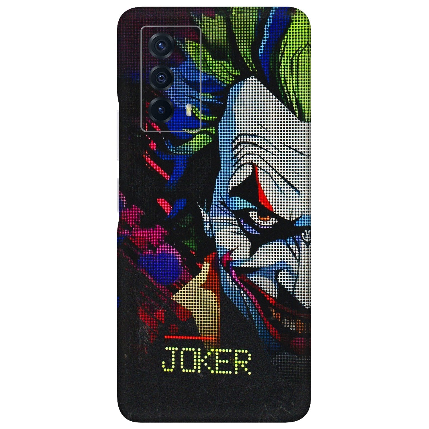 IQOO Phone Skins (All Models) - Joker Dot Matrix - 3D Embossed Finish (L-08) IQOO Z5