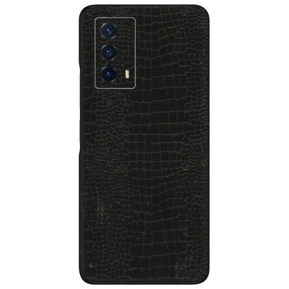 IQOO Phone Skins (All Models) - Snake Leather Black - 3D Embossed Finish (L-107) IQOO Z5