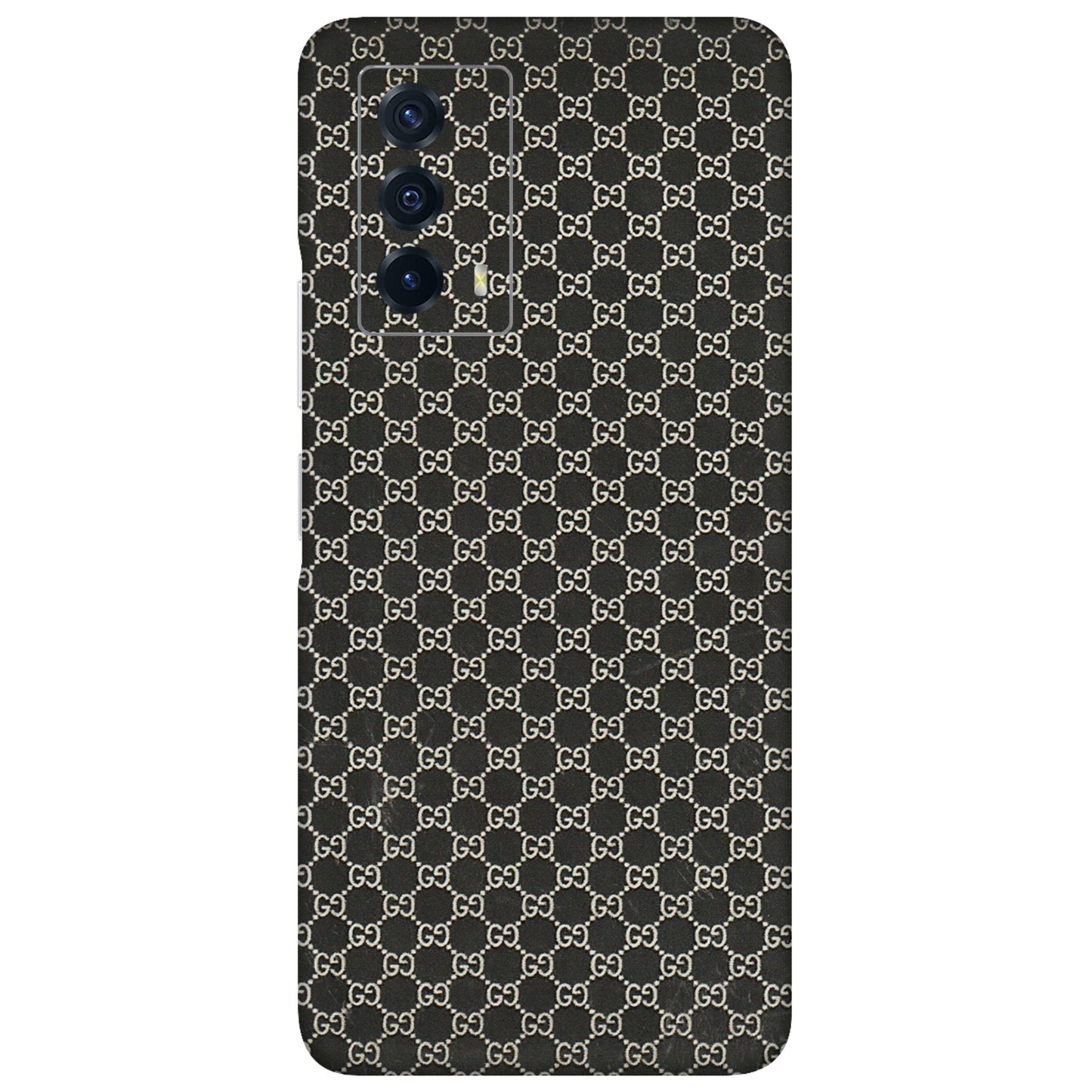 IQOO Phone Skins (All Models) - Black G Print - 3D Embossed Finish (L-109) IQOO Z5