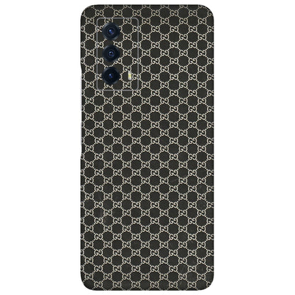 IQOO Phone Skins (All Models) - Black G Print - 3D Embossed Finish (L-109) IQOO Z5