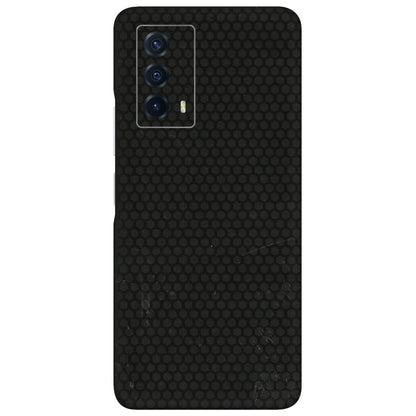 IQOO Phone Skins (All Models) - Black honeycomb - 3D Embossed Finish (L-114) IQOO Z5