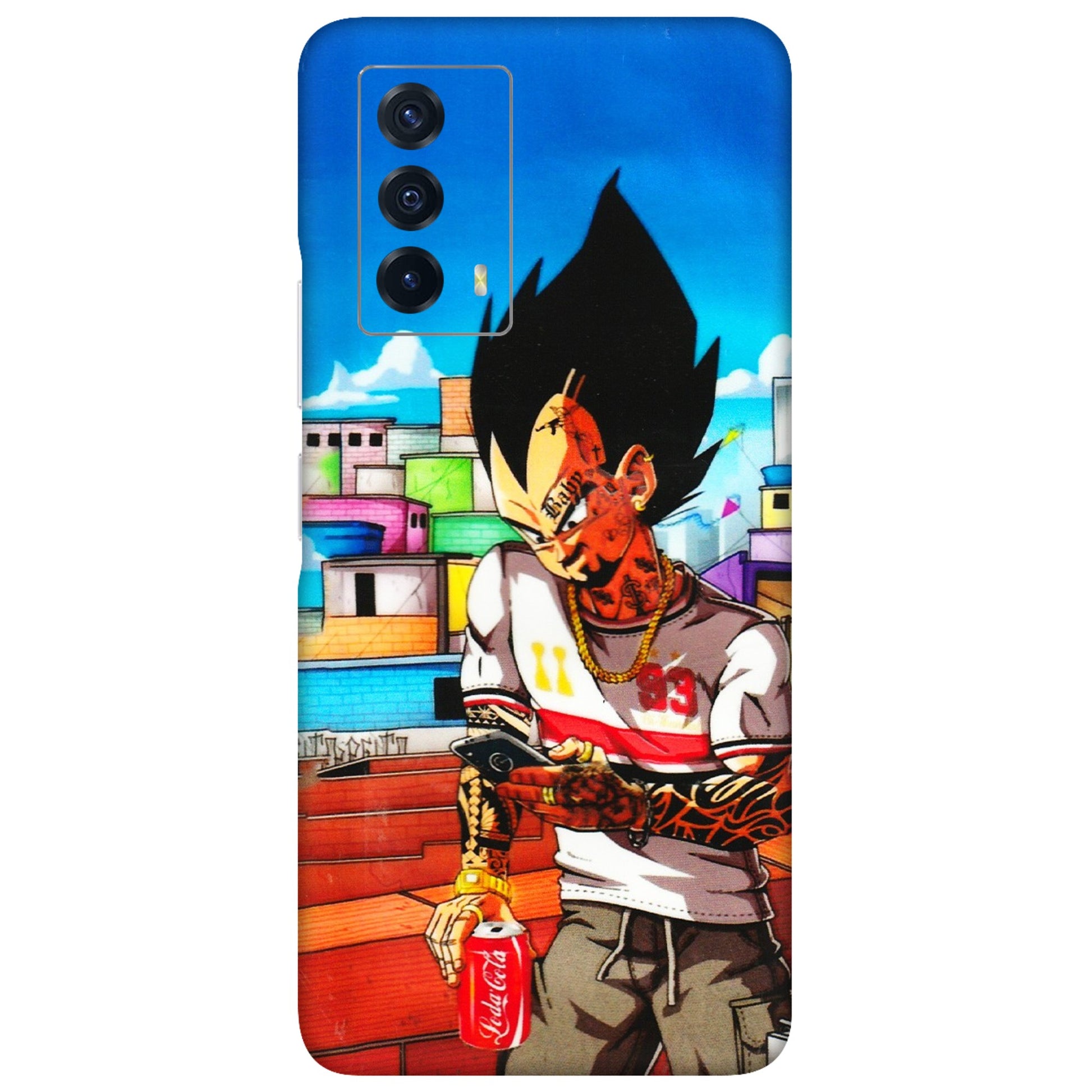 IQOO Phone Skins (All Models) - Vegeta - 3D Embossed Finish (L-136) IQOO Z5