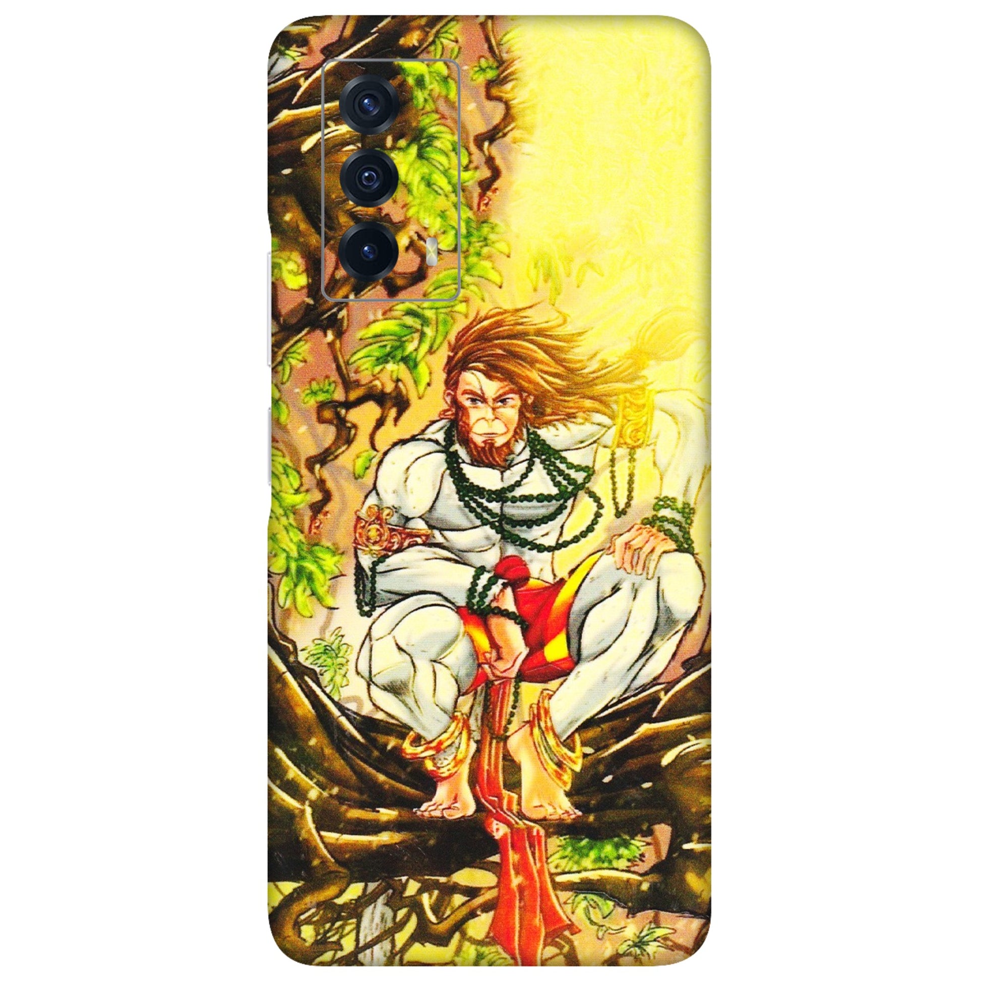 IQOO Phone Skins (All Models) - Lord Hanuman - 3D Embossed Finish (L-152) IQOO Z5