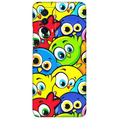 IQOO Phone Skins (All Models) - Cute Fluffy Birds - 3D Embossed Finish (L-213) IQOO Z5