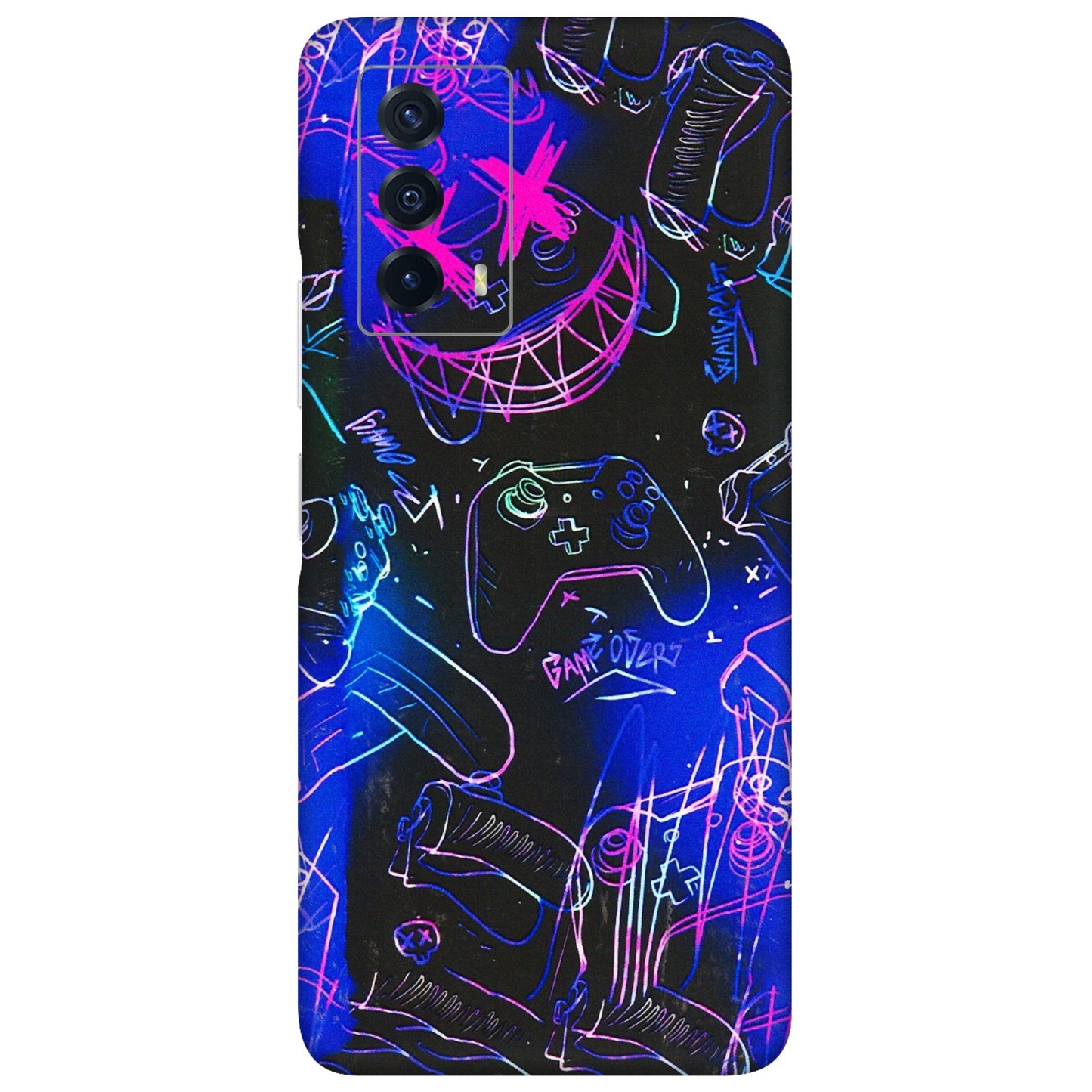IQOO Phone Skins (All Models) - Gamers Paradise - 3D Embossed Finish (L-258) IQOO Z5