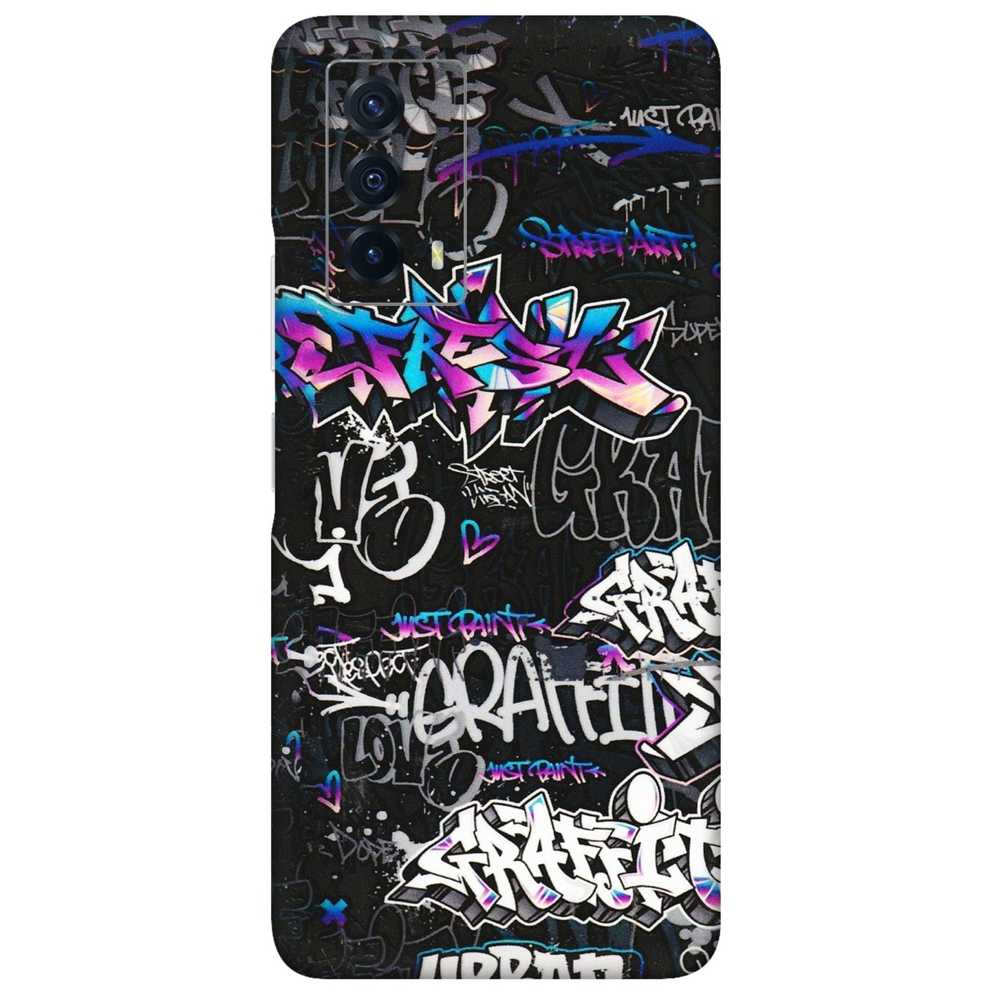 IQOO Phone Skins (All Models) - Graffiti Killer - 3D Embossed Finish (L-274) IQOO Z5