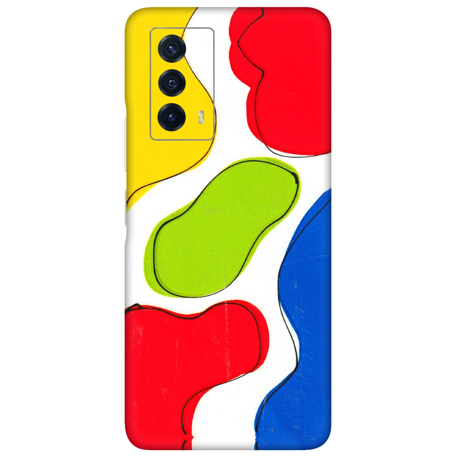 IQOO Phone Skins (All Models) - RGB Colour Paint - 3D Embossed Finish (L-284) IQOO Z5