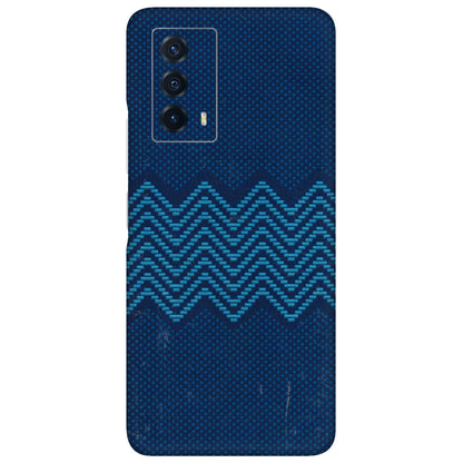 IQOO Phone Skins (All Models) - Blue Sober Waves - 3D Embossed Finish (L-306) IQOO Z5
