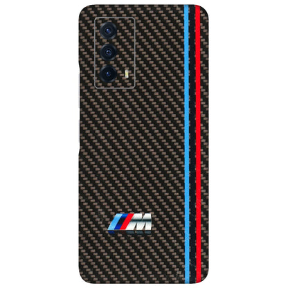 IQOO Phone Skins (All Models) - BM Carbon Fiber Feels - 3D Embossed Finish (L-38) IQOO Z5