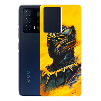 IQOO Phone Skins (All Models) - Yellow Panther - 3D Embossed Finish (L-54) IQOO Z5