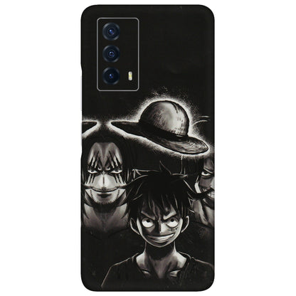 IQOO Phone Skins (All Models) - Black Luffy Hat - 3D Embossed Finish (L-57) IQOO Z5