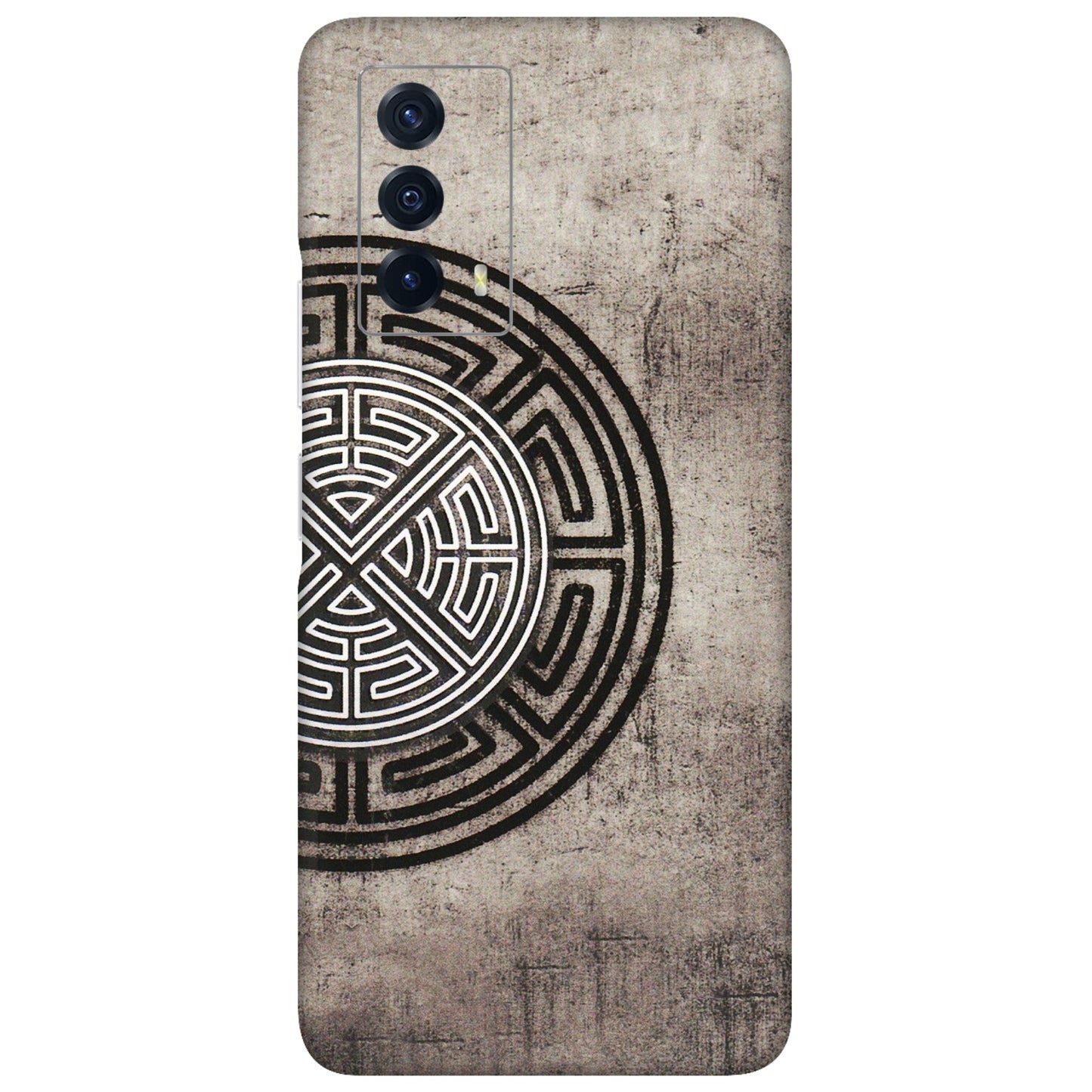 IQOO Phone Skins (All Models) - Mysterious Circular Design - 3D Embossed Finish (L-63) IQOO Z5
