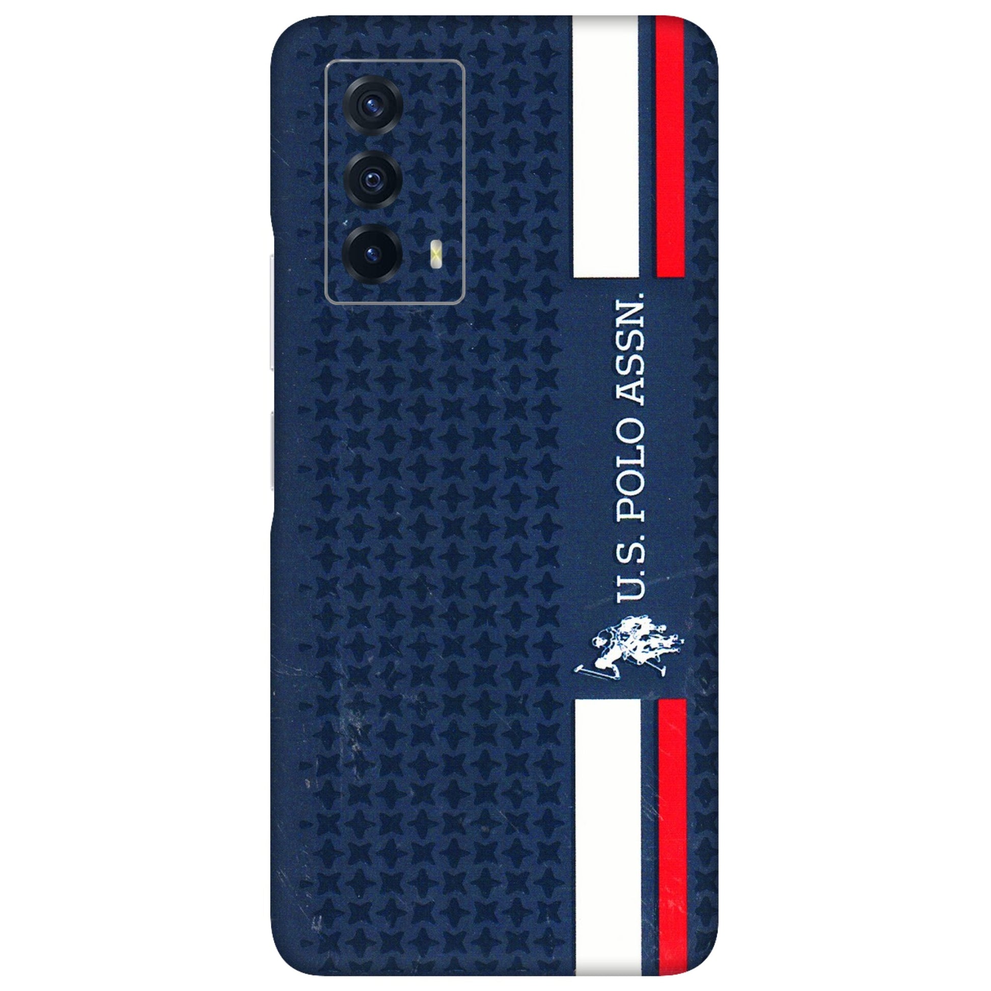 IQOO Phone Skins (All Models) - US POLO Designer Brand - 3D Embossed Finish (L-65) IQOO Z5