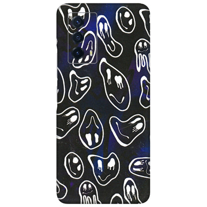 IQOO Phone Skins (All Models) - Distorted Smileys - 3D Embossed Finish (L-92) IQOO Z5