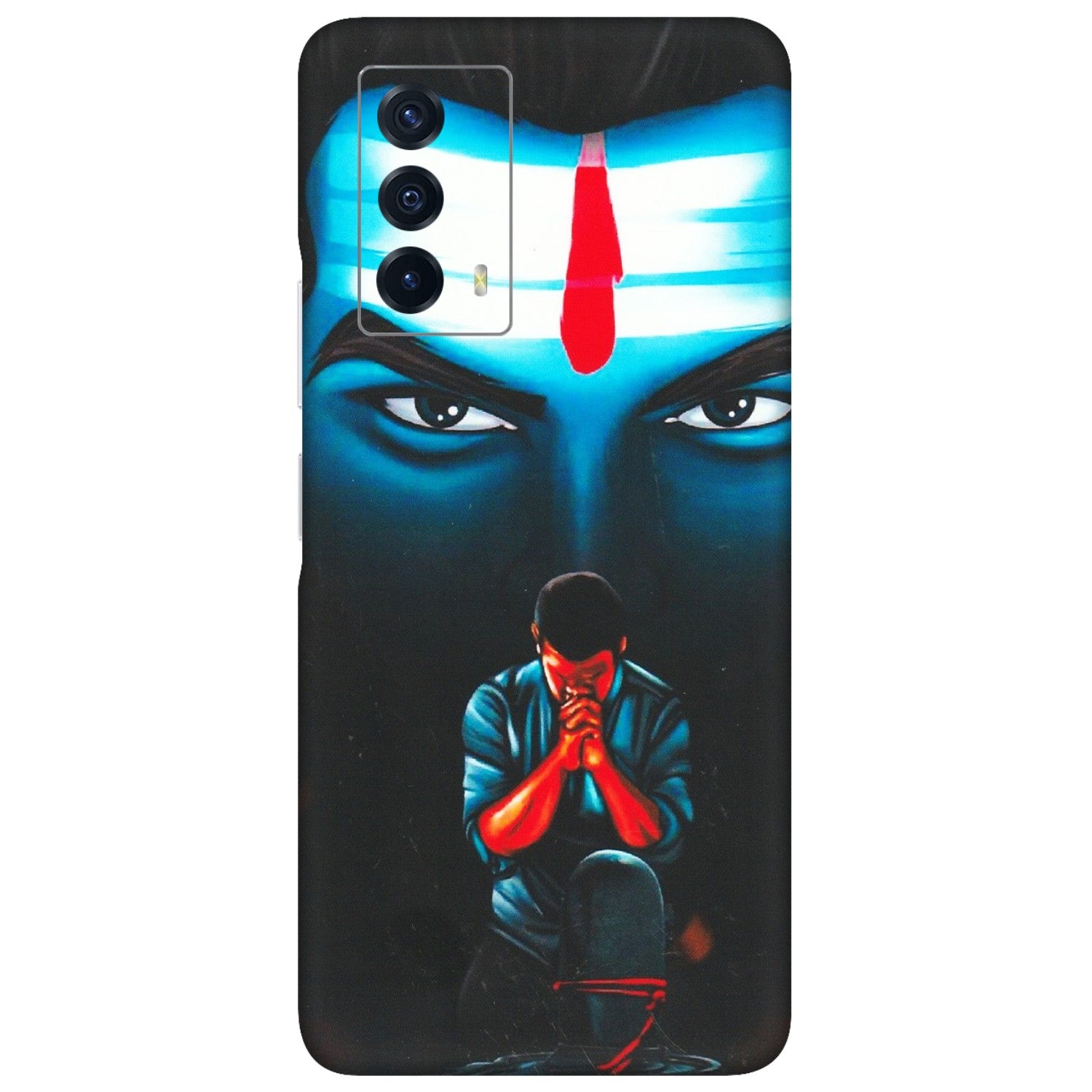 IQOO Phone Skins (All Models) - Mahakal Bhakt - Matte Finish (M-112) IQOO Z5
