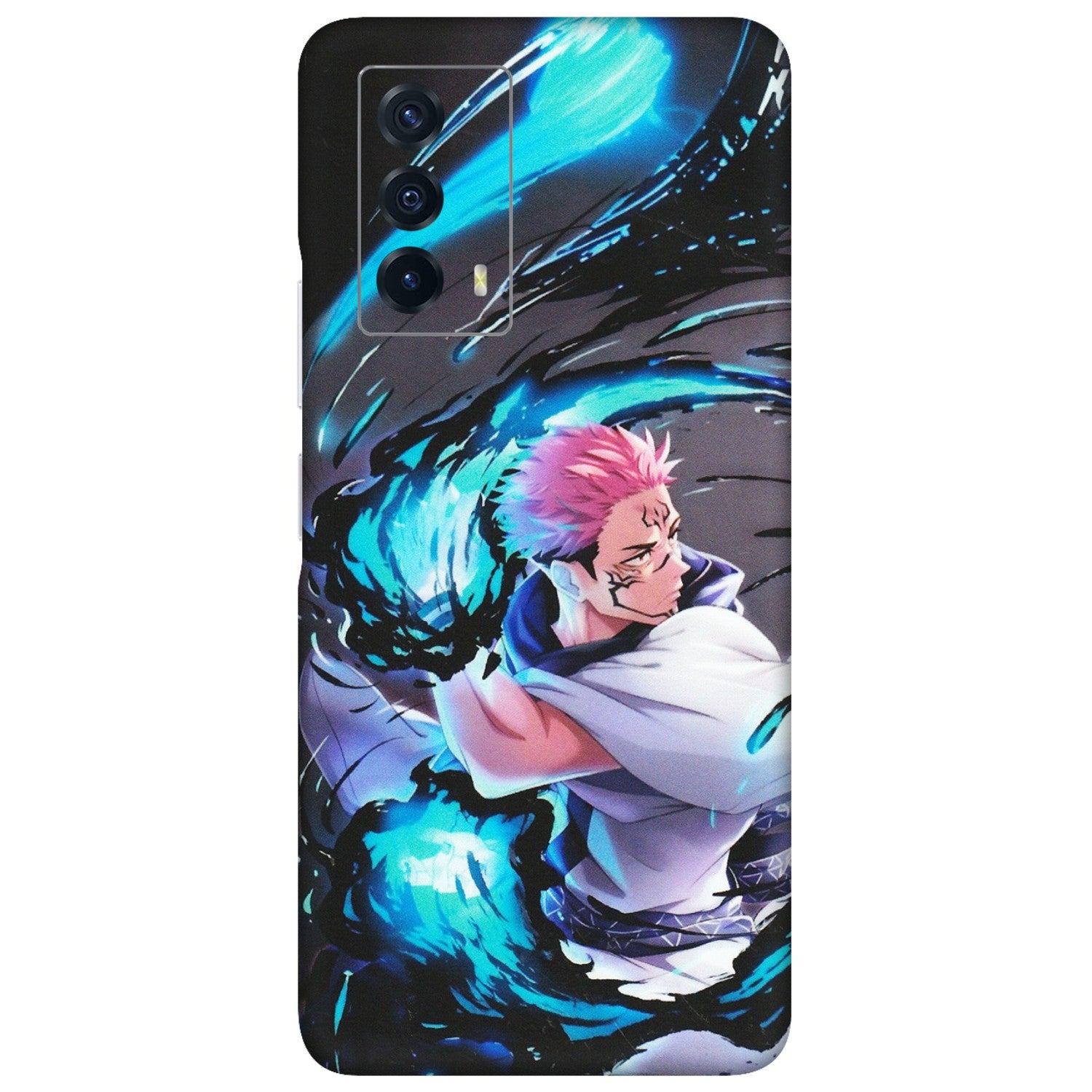 IQOO Phone Skins (All Models) - New Jujutsu Kaisen Grey Blue Anime - Matte Finish (M-127) IQOO Z5