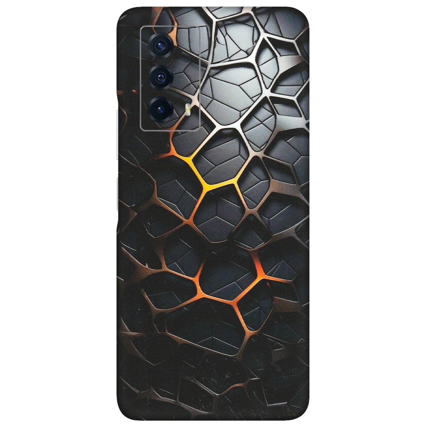 IQOO Phone Skins (All Models) - New Abstract Graphite Tiles - Matte Finish (M-130) IQOO Z5