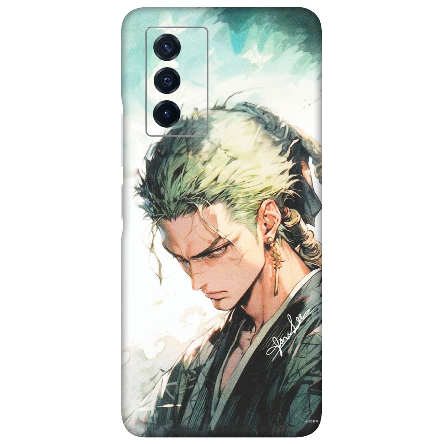 IQOO Phone Skins (All Models) - Pirate Hunter One Piece Anime - Matte Finish (M-157) IQOO Z5