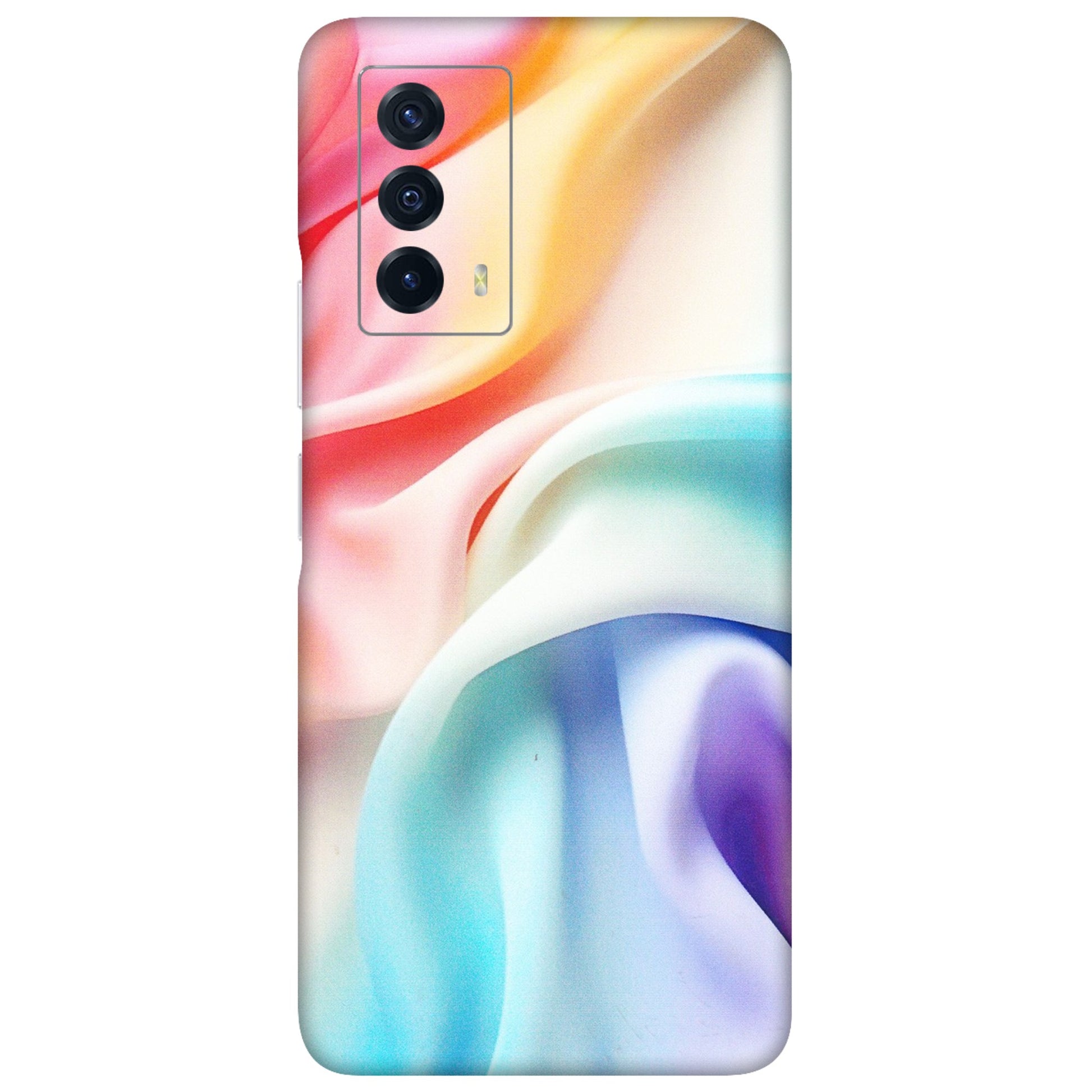 IQOO Phone Skins (All Models) - Colourful Silk Cloth - Matte Finish (M-165) IQOO Z5
