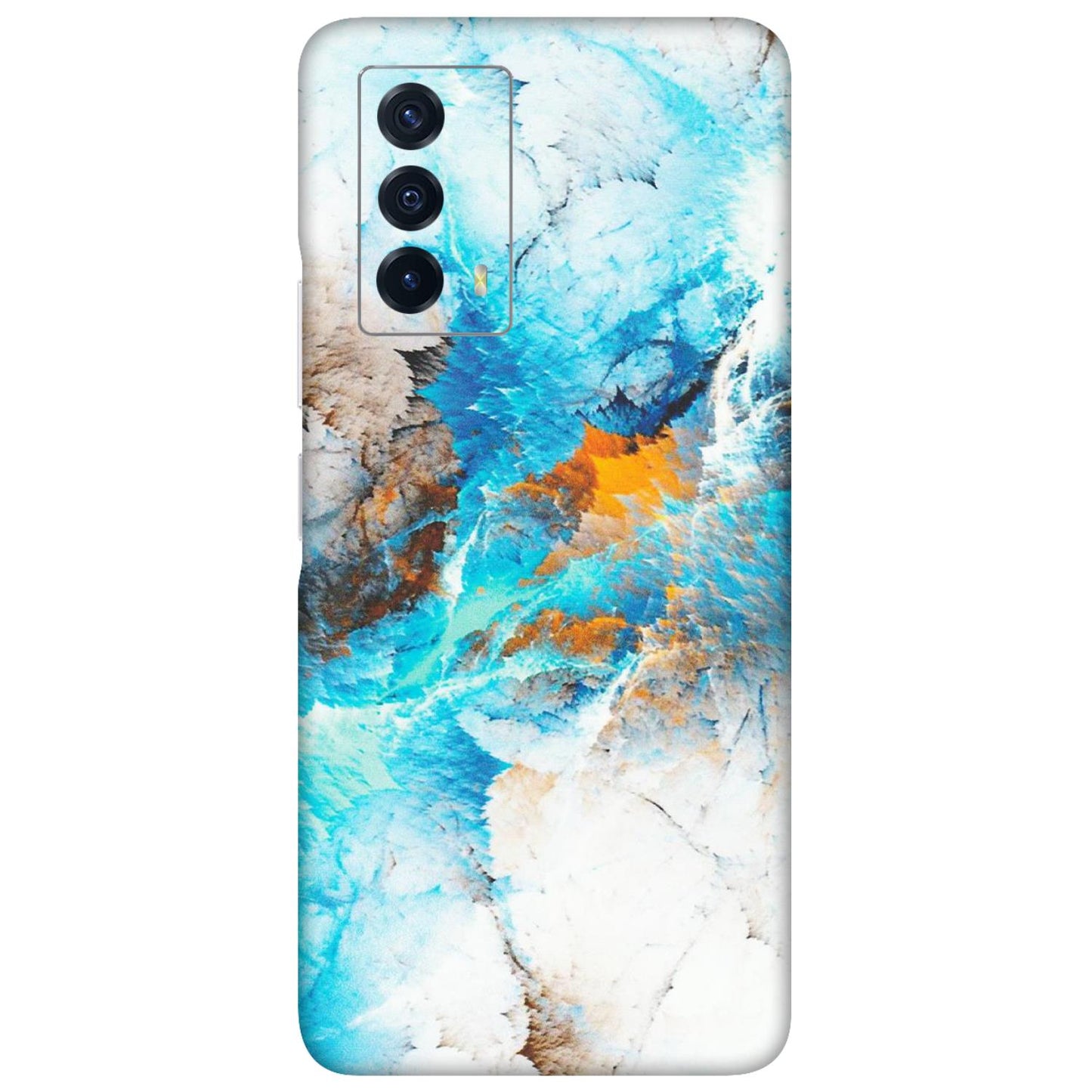 IQOO Phone Skins (All Models) - Blue Waves Abstract - Matte Finish (M-19) IQOO Z5