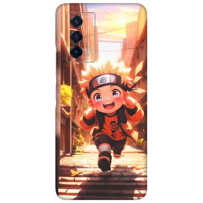 IQOO Phone Skins (All Models) - Naruto Cute Toon Running - Matte Finish (M-04) IQOO Z5