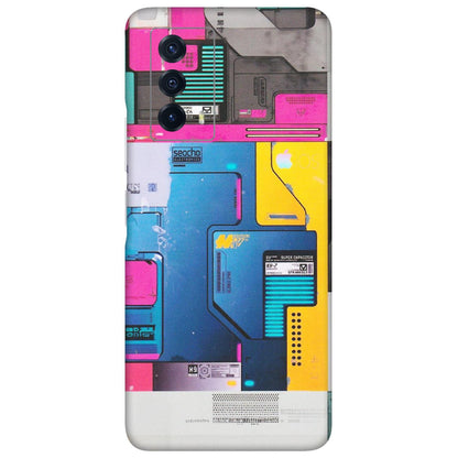 IQOO Phone Skins (All Models) - Colourfull Motherboard Internals - Matte Finish (M-55) IQOO Z5