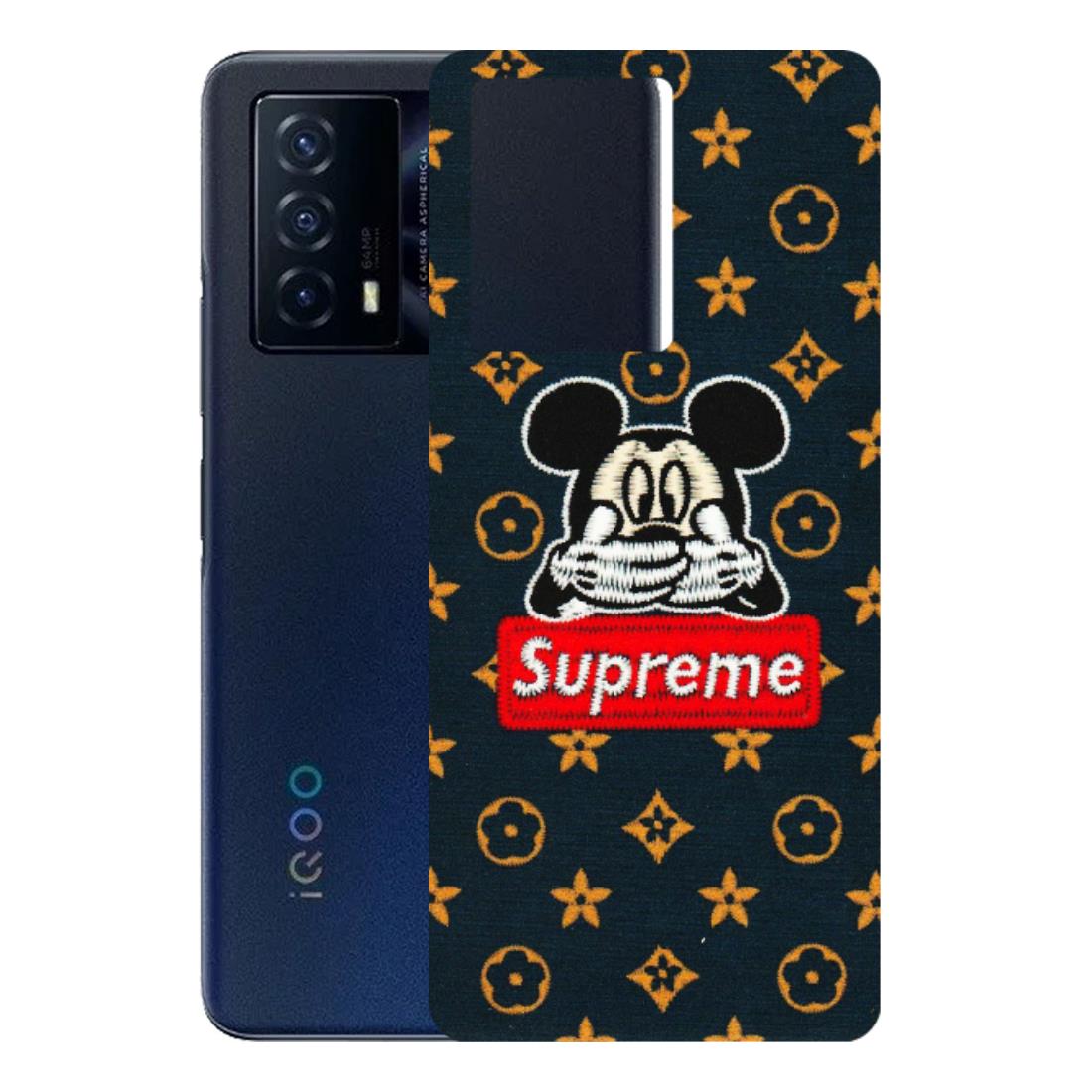 IQOO Phone Skins (All Models) - Mickey Supreme - Matte Finish (M-83) IQOO Z5